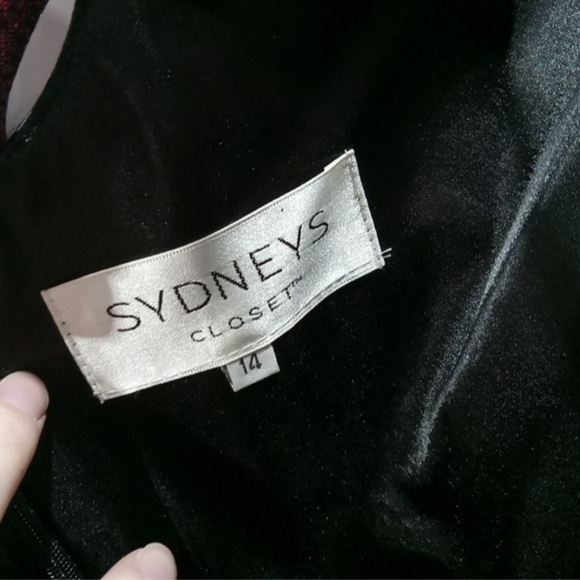 Sydneys Closet A Line Halter Prom Dress - Picture 7 of 8